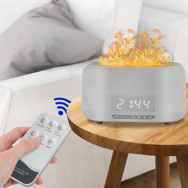 💖Black-Friday-Mega-Angebot – 50 % Rabatt!💖Flammen Aromatherapie Diffusor Luftbefeuchter mit Bluetooth-Lautsprecher