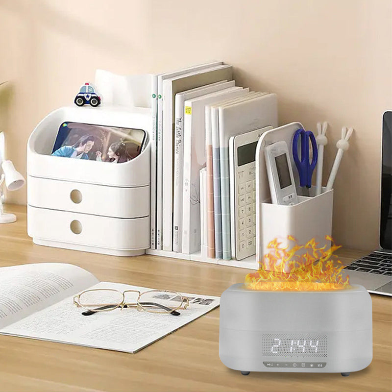 💖Black-Friday-Mega-Angebot – 50 % Rabatt!💖Flammen Aromatherapie Diffusor Luftbefeuchter mit Bluetooth-Lautsprecher