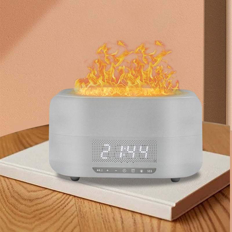 💖Black-Friday-Mega-Angebot – 50 % Rabatt!💖Flammen Aromatherapie Diffusor Luftbefeuchter mit Bluetooth-Lautsprecher
