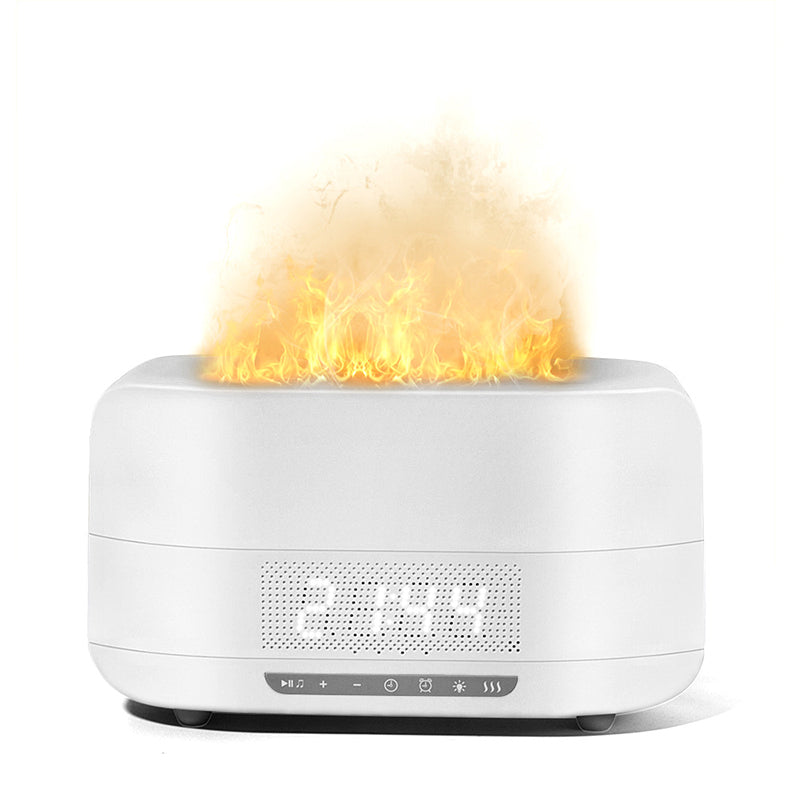 💖Black-Friday-Mega-Angebot – 50 % Rabatt!💖Flammen Aromatherapie Diffusor Luftbefeuchter mit Bluetooth-Lautsprecher