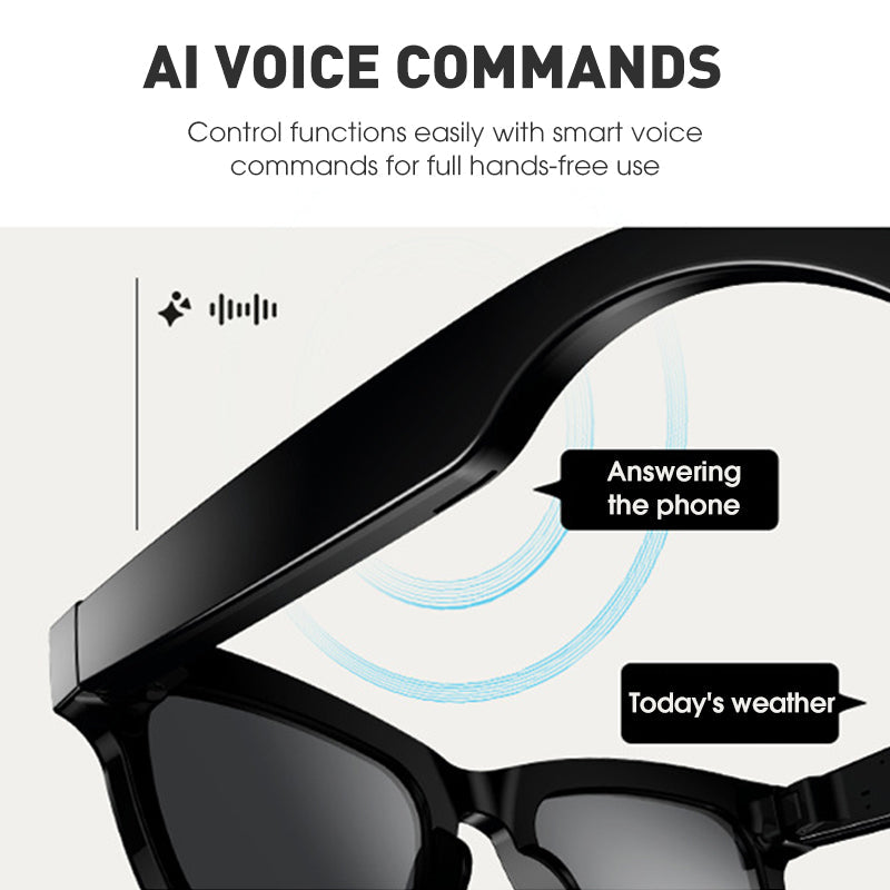 🔥 Black Friday - 60 % Rabatt zum Tiefstpreis! 🔥Intelligente AI-Brille mit Foto- und Videoaufnahme-Funktion