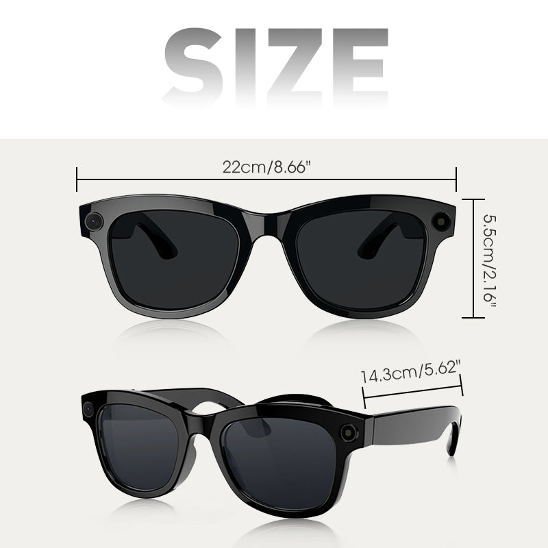 🔥 Black Friday - 60 % Rabatt zum Tiefstpreis! 🔥Intelligente AI-Brille mit Foto- und Videoaufnahme-Funktion