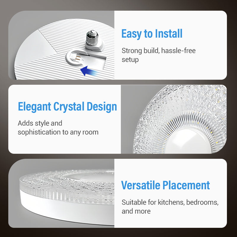 🎄🎁Weihnachts-Sonderangebot: 50 % Rabatt💥LED-Kristall-Deckenleuchte