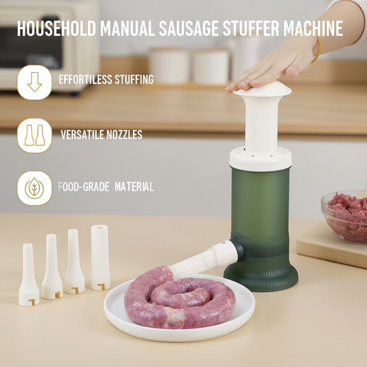 ⏳ Letzter Tag: 50 % auf das gesamte Sortiment!⏰🌭 Manuelle Wurstfüllmaschine für den Haushalt✨