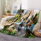 💖Black-Friday-Mega-Angebot – 50 % Rabatt!💖Lebhaftes Dinosaurier-Print Flanell-Decke