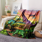 💖Black-Friday-Mega-Angebot – 50 % Rabatt!💖Lebhaftes Dinosaurier-Print Flanell-Decke
