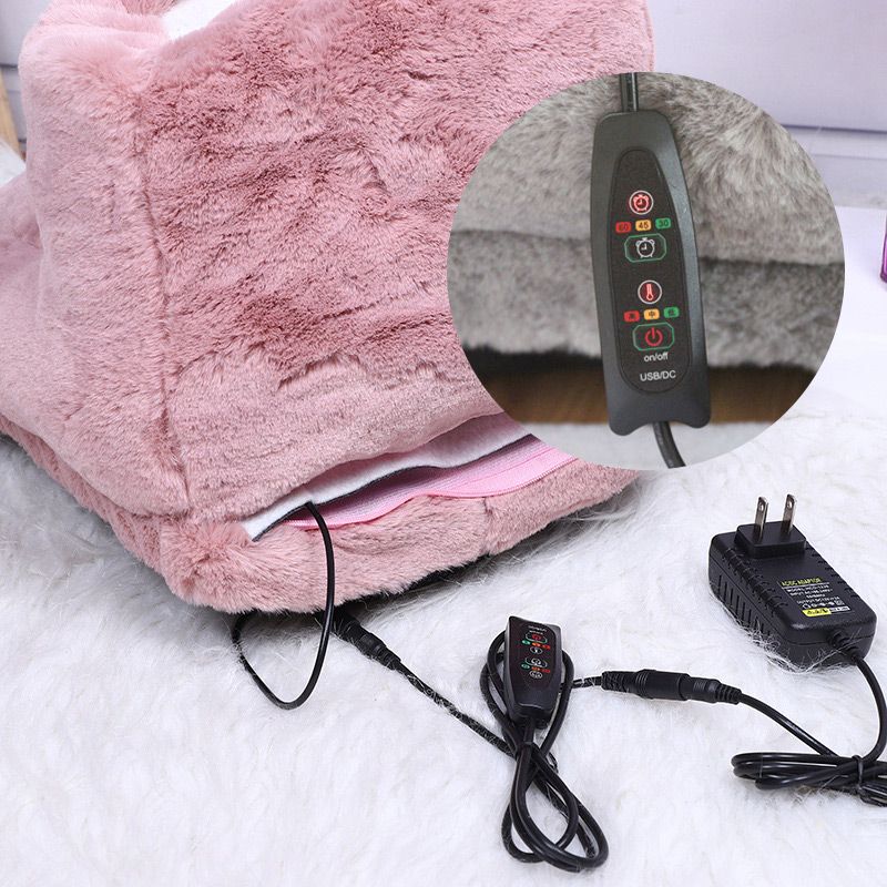 🔥 USB-Fußwärmer für Bett & Sofa – wiederaufladbar, 3 Heizstufen & weicher Bezug, warme Füße überall🦶