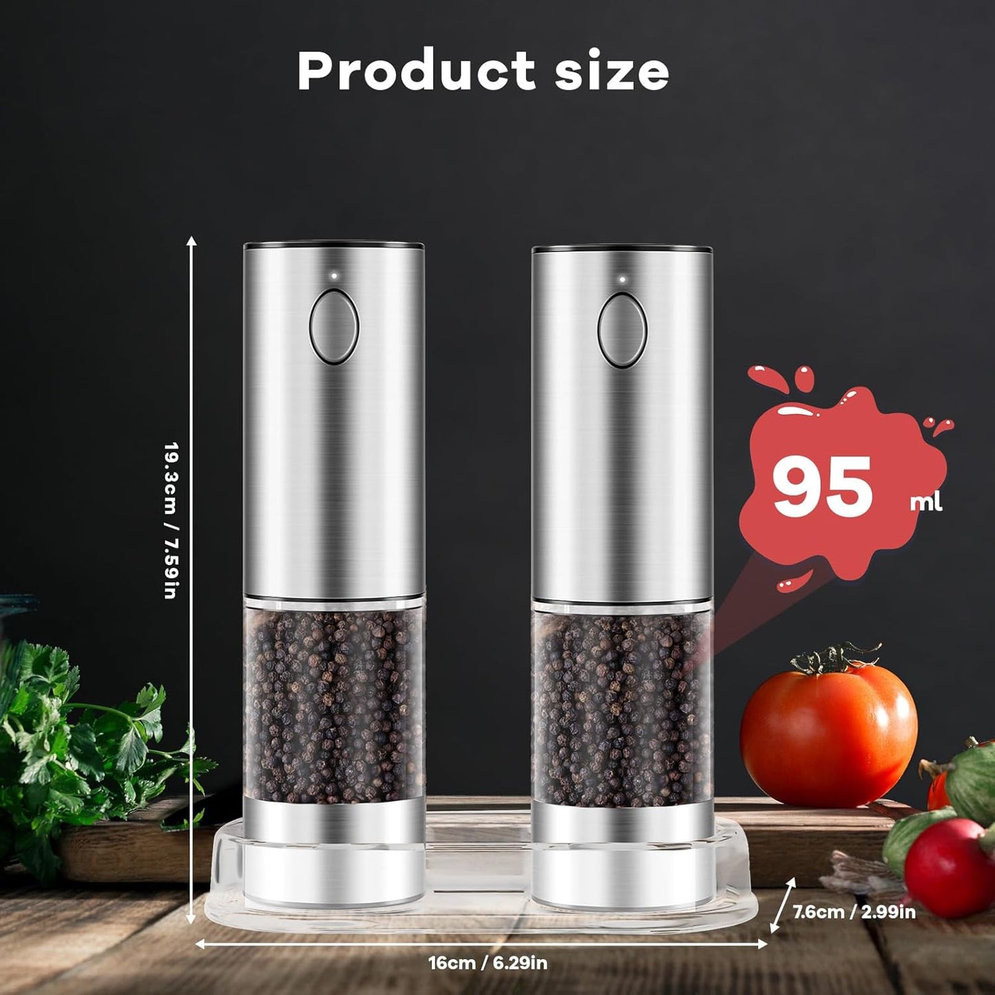 🔥 50 % Rabatt 🔥 Elektrische Gewürzmühle für die Küche
