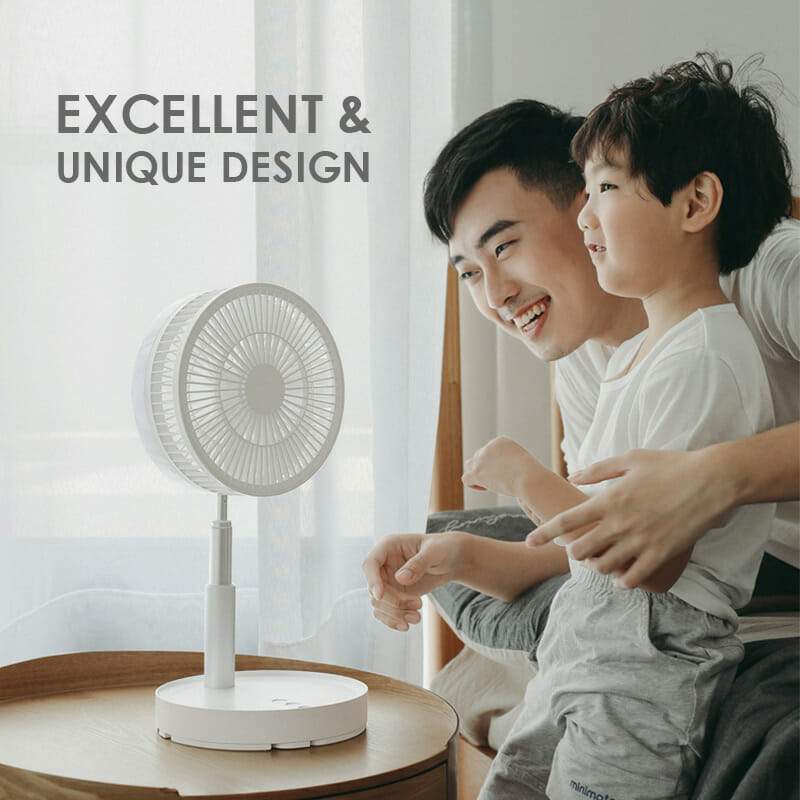 ⏰ 40 % RABATT – Nur für kurze Zeit ✨Faltbarer USB-Ventilator ✨ Ausziehbar, Leise & Ideal für Zuhause, Büro und Outdoor