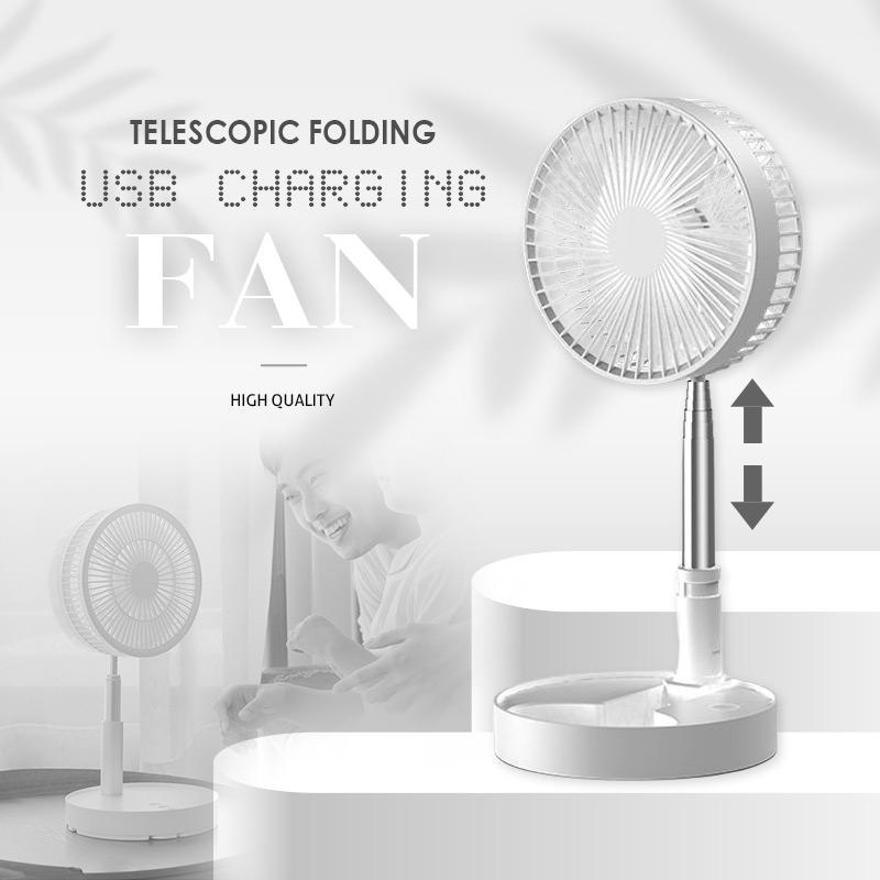 ⏰ 40 % RABATT – Nur für kurze Zeit ✨Faltbarer USB-Ventilator ✨ Ausziehbar, Leise & Ideal für Zuhause, Büro und Outdoor