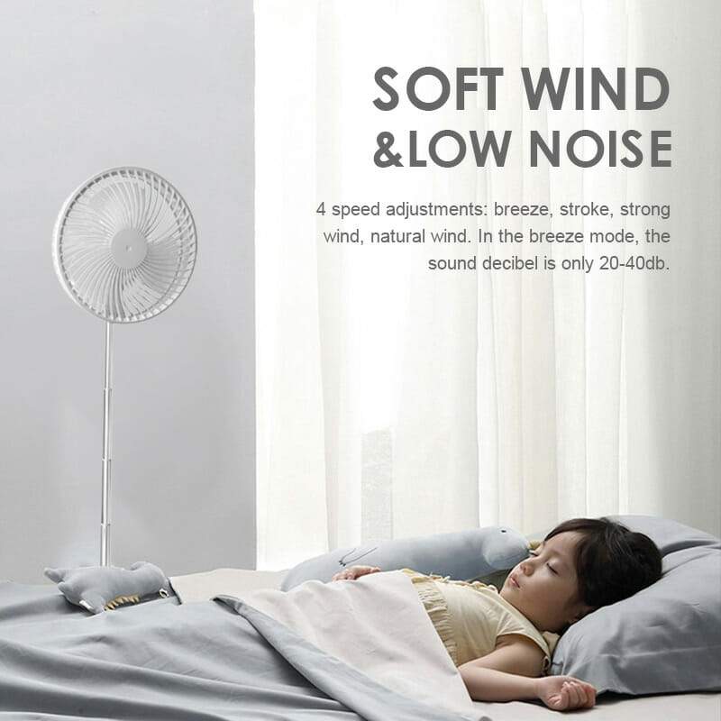 ⏰ 40 % RABATT – Nur für kurze Zeit ✨Faltbarer USB-Ventilator ✨ Ausziehbar, Leise & Ideal für Zuhause, Büro und Outdoor