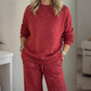 ⏳ Letzter Tag: 50 % auf das gesamte Sortiment! ⏰Damen-Glitzer-Zweiteiler: Pullover & Hose