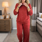 ⏳ Letzter Tag: 50 % auf das gesamte Sortiment! ⏰Damen-Glitzer-Zweiteiler: Pullover & Hose