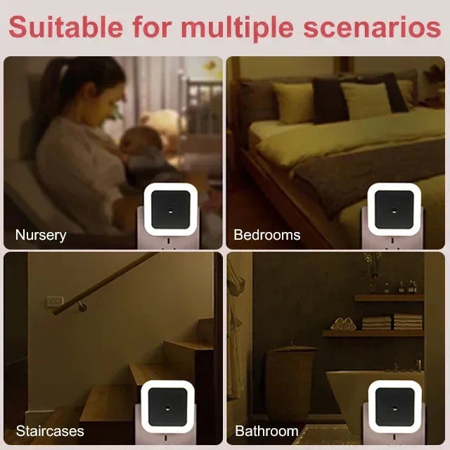 😍Zeitlich begrenzter Rabatt 50% 💥 LED-Smart-Nachtlicht mit Lichtsensor – Automatisch & energiesparend | Sanftes, augenfreundliches Licht!