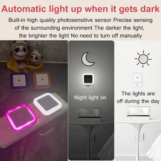 😍Zeitlich begrenzter Rabatt 50% 💥 LED-Smart-Nachtlicht mit Lichtsensor – Automatisch & energiesparend | Sanftes, augenfreundliches Licht!