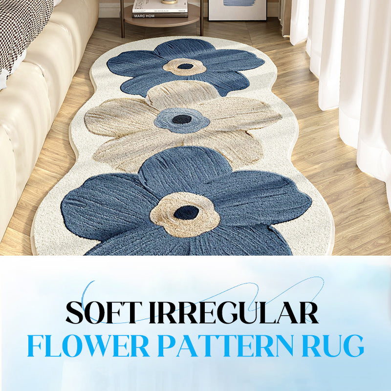 ⌛ Nur noch 3 Tage – 50 % auf alles! ⏰🎅 Weicher Teppich mit unregelmäßigem Blumenmuster