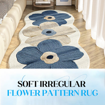 ⌛ Nur noch 3 Tage – 50 % auf alles! ⏰🎅 Weicher Teppich mit unregelmäßigem Blumenmuster