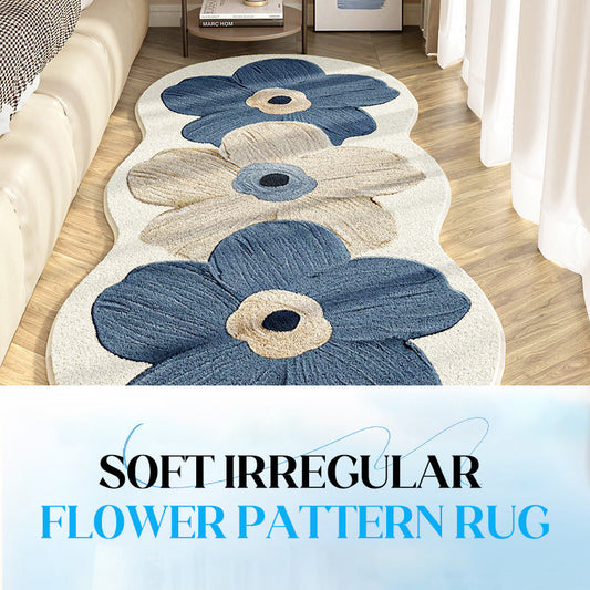 ⌛ Nur noch 3 Tage – 50 % auf alles! ⏰🎅 Weicher Teppich mit unregelmäßigem Blumenmuster