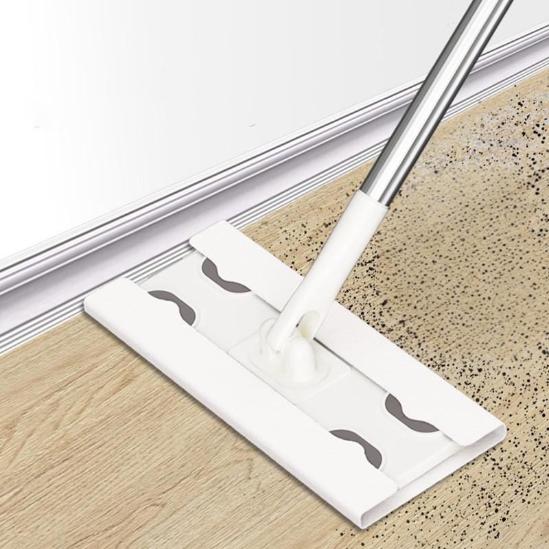 ⌛ Nur noch 3 Tage – 50 % auf alles! ⏰Elektro-Flachmopp mit Klick-System – Staub & Haare binden, Wechseltuch hygienisch wechseln🐕⚡