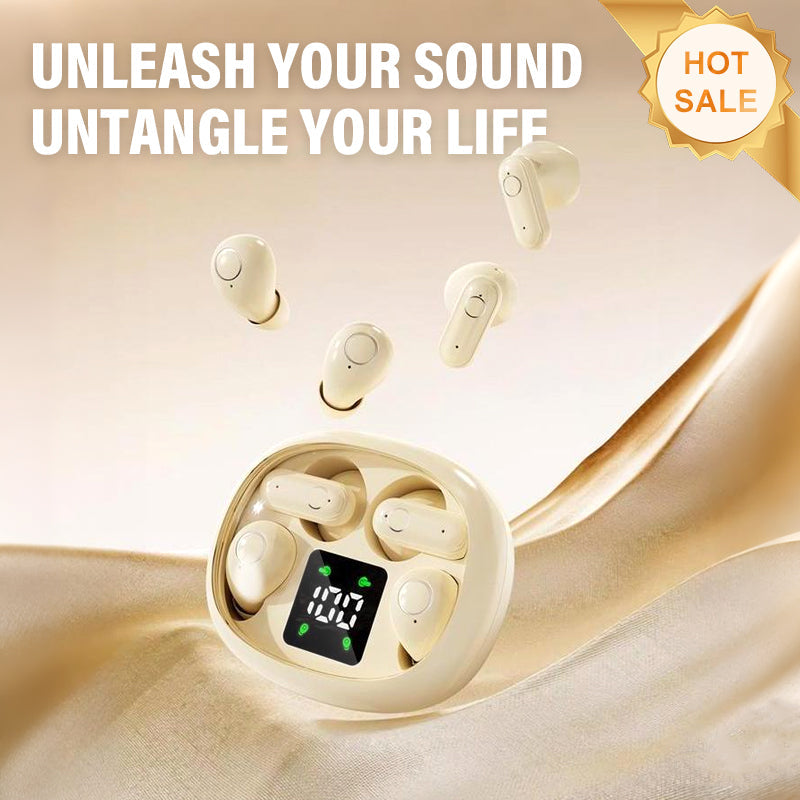 ⏰ 50 % RABATT – Nur für kurze Zeit 🎧 Mini Bluetooth In-Ear Kopfhörer ✨ Leicht, Komfortabel & Kabellos für Musik, Anrufe und Sport