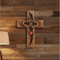 ✨🎅Weihnachtsangebote – Nur für kurze Zeit!⏰Holzkreuz mit verschlungenen Herzen ✝️ Einzigartiges, handgeschnitztes Hochzeitsgeschenk mit verschlungenen Herzen und spiritueller Bedeutung! ❤️