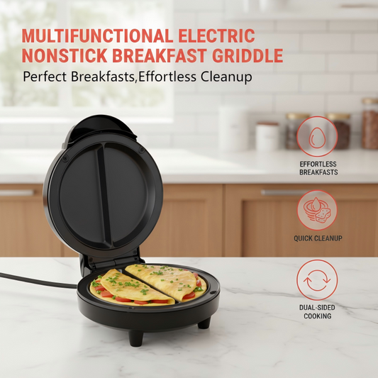 ⚡ 50 % Rabatt sichern – vielseitige Frühstücksmaschine für Pfannkuchen, Toast, Fleisch & Pizza – nur solange vorrätig ✨