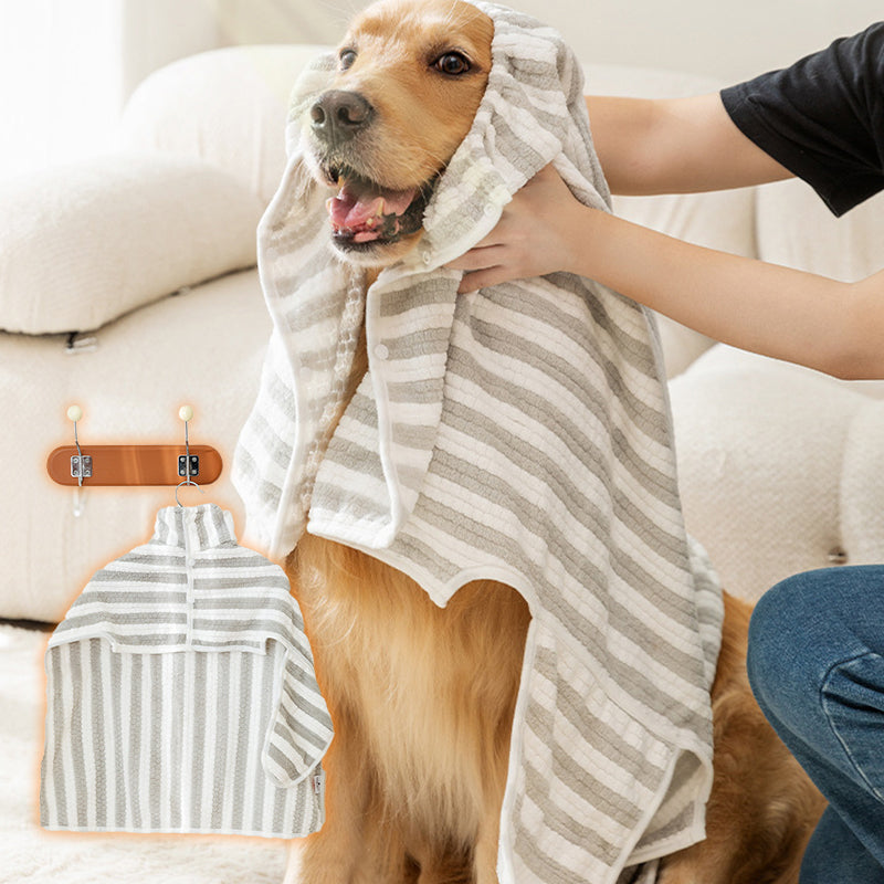 Schnelltrocknendes Haustierhandtuch – extra saugfähig & weich – perfekt nach dem Bad für Hunde & Katzen🐾🛁
