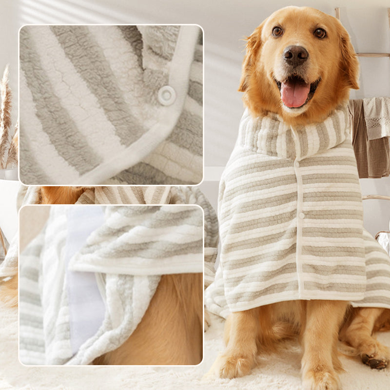 Schnelltrocknendes Haustierhandtuch – extra saugfähig & weich – perfekt nach dem Bad für Hunde & Katzen🐾🛁