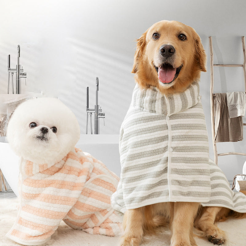 Schnelltrocknendes Haustierhandtuch – extra saugfähig & weich – perfekt nach dem Bad für Hunde & Katzen🐾🛁