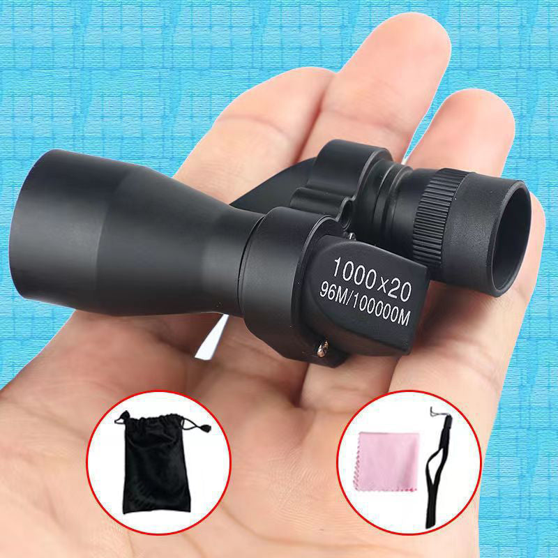 🔥Heißer Verkauf 50 % Rabatt🔥🔭 Mini Pocket Fernglas (1000x20): Pocket-Large + Smartphone-Clip – Perfekt für Outdoor-Abenteuer (Für alle Altersgruppen!)
