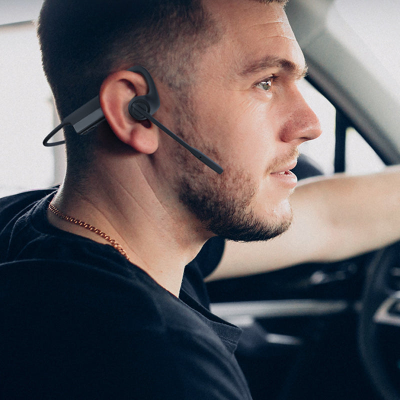 🎧Offene Bluetooth-Kopfhörer mit ENC-Rauschunterdrückung: Knochenleitung, Schnellladung & Freiohr-Design