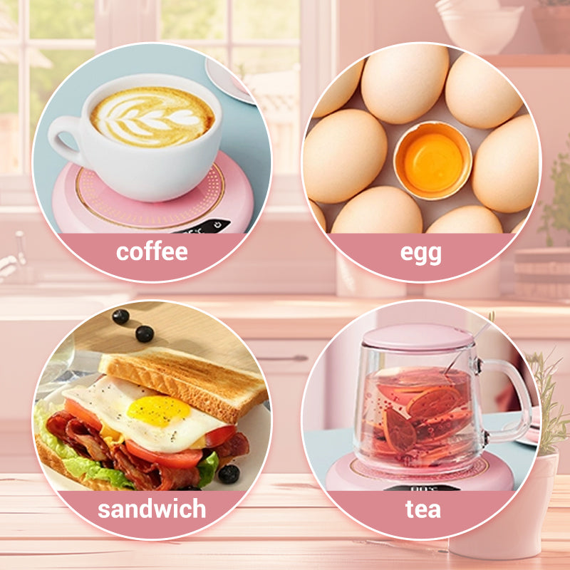 ♨️ 50% RABATT! ☕ Elektrischer Tassenwärmer mit 3 Temperatureinstellungen – hält Kaffee & Tee warm