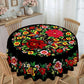 📢📢50 % RABATT !! ⏰Mexikanische Tischdecke mit Blumenmuster und Wellenrand