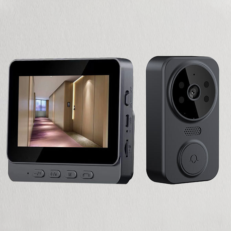 Fröhliches Neujahr! 50% auf alles 🎊⏰Drahtlose Video-Türklingel mit 2.4GHz Monitor – Einfache Installation, scharfer Nachtsichtmodus & Audio in Echtzeit 🏡