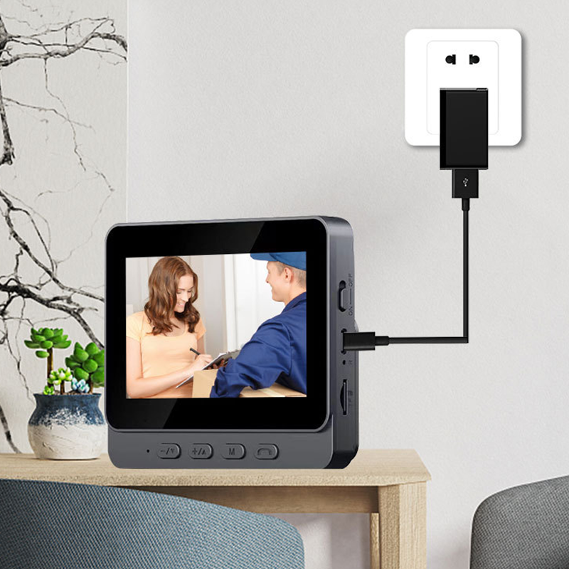 Fröhliches Neujahr! 50% auf alles 🎊⏰Drahtlose Video-Türklingel mit 2.4GHz Monitor – Einfache Installation, scharfer Nachtsichtmodus & Audio in Echtzeit 🏡