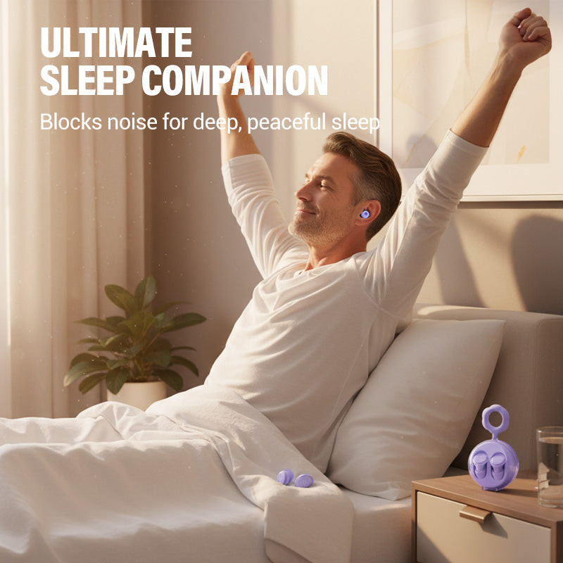 Ohrstöpsel mit UV-C Sterilisations-Etui – Für gesunden Schlaf & Hygiene, inkl. Ladecase gegen Schnarchen & Lärm 🛌🔇✨