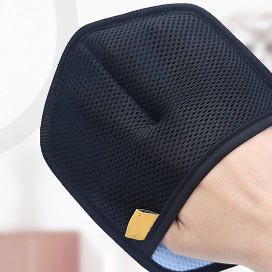 🐶 Haarentfernungs-Handschuh mit 6-Eck-Design – Sanftes Bürsten & effektives Entfilzen für Hunde & Katzen