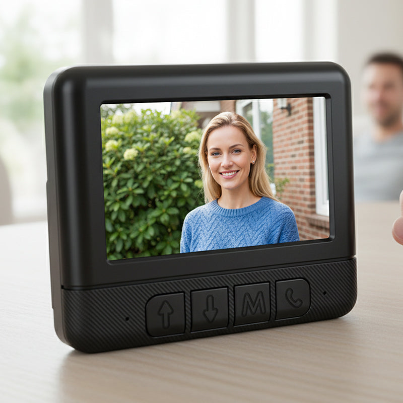 📢Mid-Season Sale: −50% nur für kurze Zeit⏰📹 Intelligente Video-Türklingel mit 4,3-Zoll-Display – kabellose Gegensprechanlage, Infrarot-Nachtsicht, HD-Aufnahme & kompatibel mit Smart-Home-Systemen 🏠