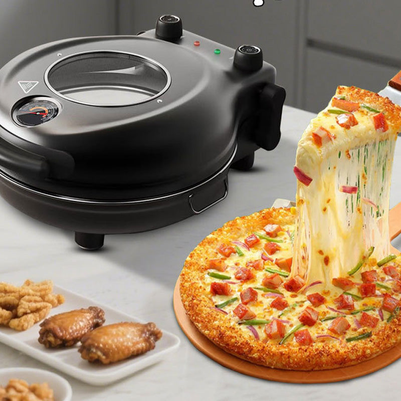 🎉 50% Rabatt – Nur heute🍕 Elektrischer Pizzabäcker mit Stein – Hausgemachte Pizza wie vom Italiener 🏡