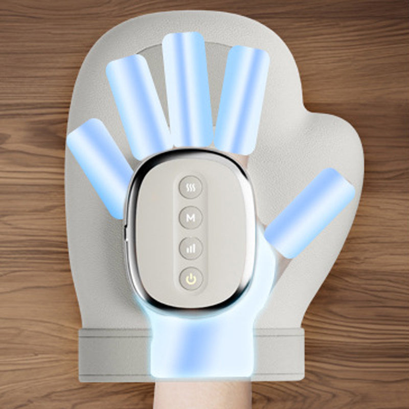 Intelligentes Handmassagegerät mit Wärmefunktion – Luftdruck- & Fingerzonenmassage für Hände & Handgelenke ✋🔥