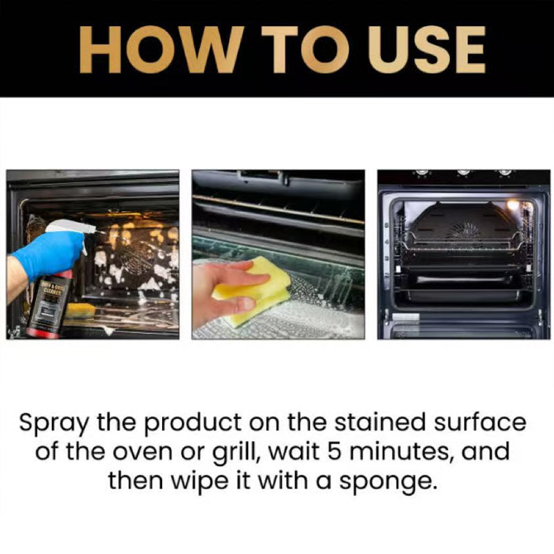 Backofen- & Grillreiniger – Kraftvoll gegen Fett, Gerüche und Eingebranntes 🧽🍖