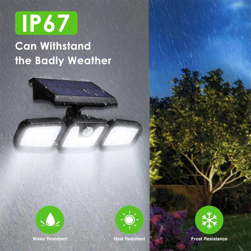 LED Solar-Wandleuchte – Wasserdichte Außenleuchte mit Bewegungsmelder für Garten & Hof🌞💡
