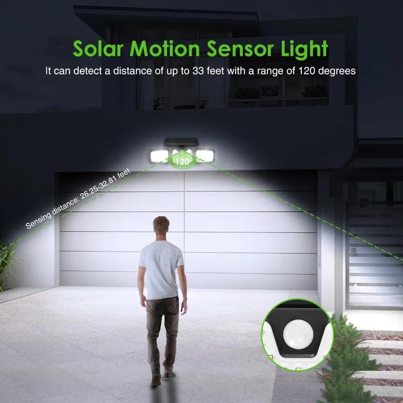 LED Solar-Wandleuchte – Wasserdichte Außenleuchte mit Bewegungsmelder für Garten & Hof🌞💡