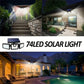LED Solar-Wandleuchte – Wasserdichte Außenleuchte mit Bewegungsmelder für Garten & Hof🌞💡