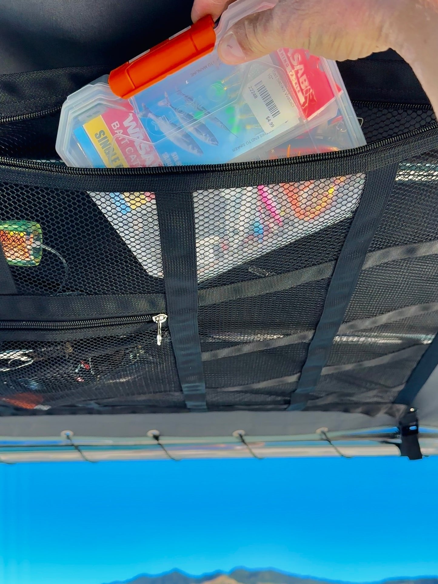 Auto Dachnetz & Aufbewahrungstasche – Praktisches Gepäcknetz für Dach & Innenraum 🚗🧳