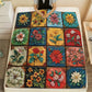 Kuschelige Flanelldecke mit folkloristischen Blumenmustern – Weich, warm & dekorativ 🌸🛋️