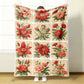 Kuschelige Flanelldecke mit folkloristischen Blumenmustern – Weich, warm & dekorativ 🌸🛋️