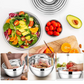 🛍️ 50 % Rabatt – 6-teiliges Edelstahl-Schüssel-Set mit Deckel – spritzschutz, vielseitig für Salat, Backen & Aufbewahrung 🥣