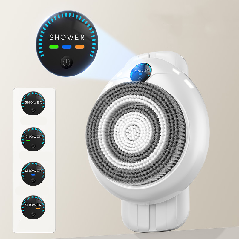 Automatische, wandmontierte Rückenwaschbürste – Großer Bürstenkopf & höhenverstellbar 🚿🧼