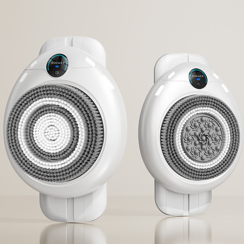 Automatische, wandmontierte Rückenwaschbürste – Großer Bürstenkopf & höhenverstellbar 🚿🧼